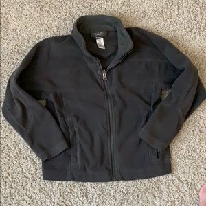 REI boys (8) brown fleece jacket